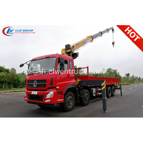 2019 Dongfeng Tianlong 16Tons รถบรรทุกติดเครนอุตสาหกรรม